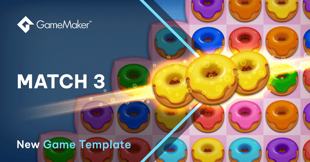 Introducing GameMaker’s Match 3 Puzzle Game Template